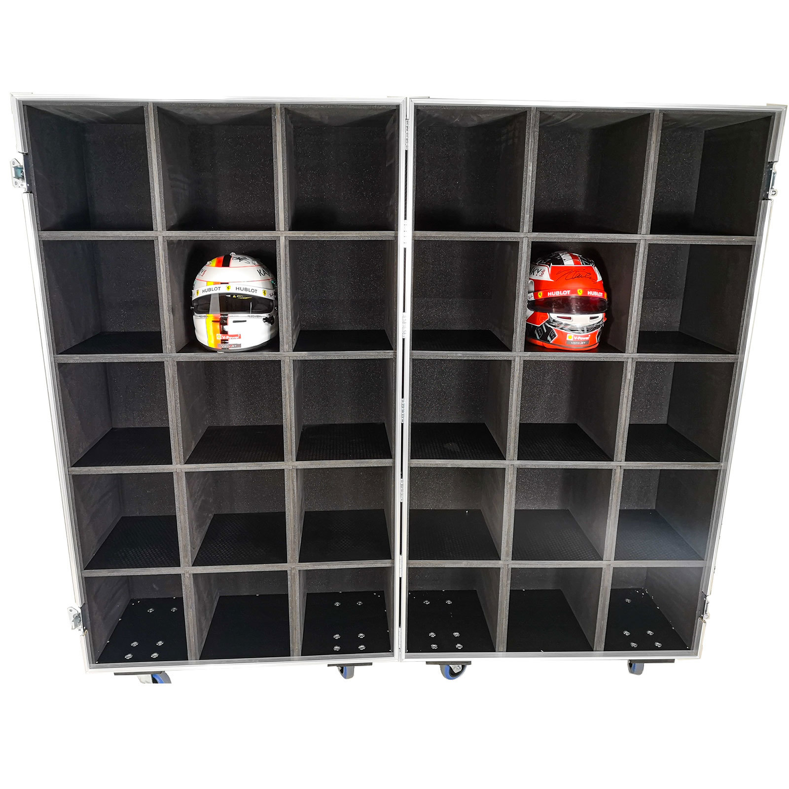 x30 Way Custom Motor Racing Helmet Rack